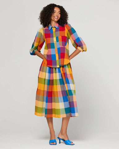 BOOM SHANKAR Pari Shirt - Kingston Check - STYLE SS26SH03-01