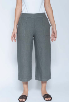 BLUEBERRY ITALIA LINEN PANTS | STYLE 26205