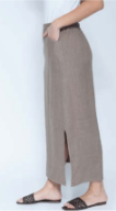 BLUEBERRY ITALIA LINEN SKIRT | Style 26264