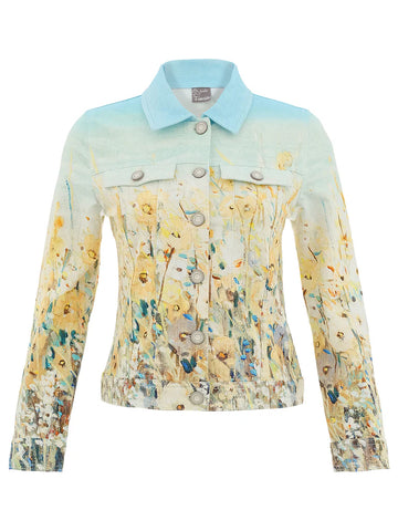 26727 Dolcezza Meadow Print Stretch Jacket STYLE 26727