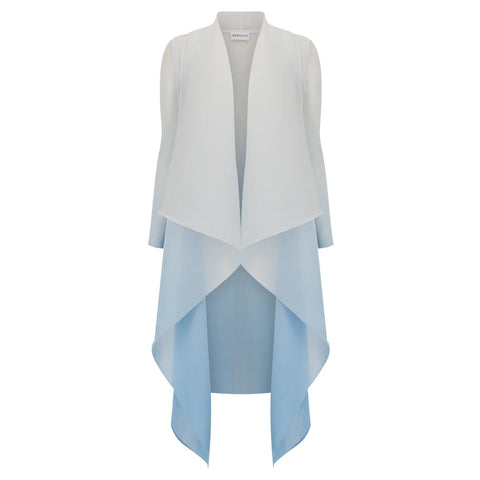 ALQUEMA |  COLLARE COAT & DRESS -  ICE BLUE