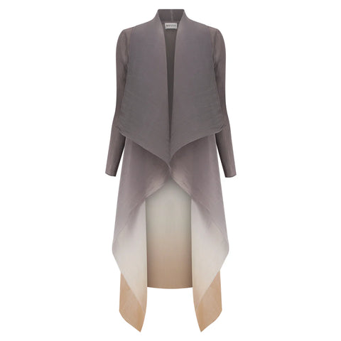 ALQUEMA |  COLLARE COAT & DRESS - STORM DE BLANC