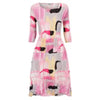 ALQUEMA 3/4 Sleeve Smash Pocket Dress - Prints | AW24