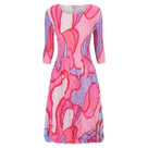 ALQUEMA 3/4 Sleeve Smash Pocket Dress - Prints | AW24