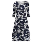 ALQUEMA 3/4 Sleeve Smash Pocket Dress - Prints | SS25