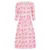 ALQUEMA 3/4 Sleeve Smash Pocket Dress - Prints | SS25