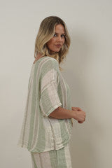 RUSTIC linen Barbara Top