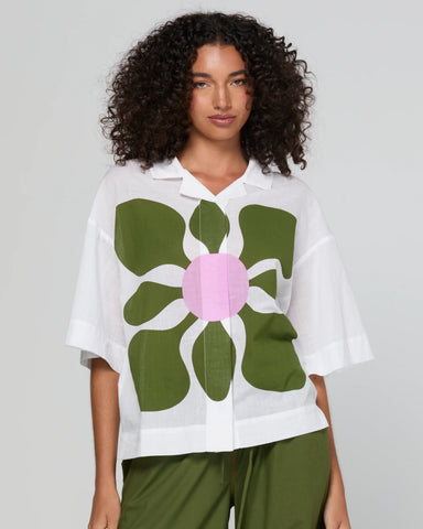 BOOM SHANKAR Dahlia Shirt - Cosmos | Style SS26SH41
