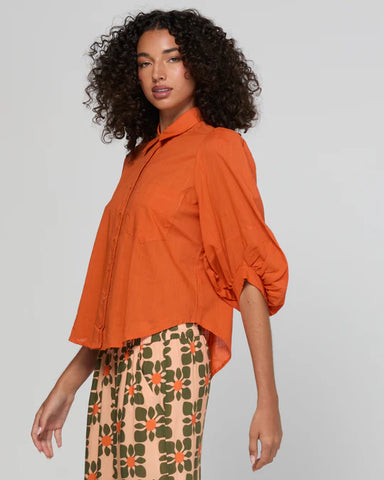 BOOM SHANKAR Pari Shirt - Rust
