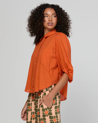 BOOM SHANKAR Pari Shirt - Rust