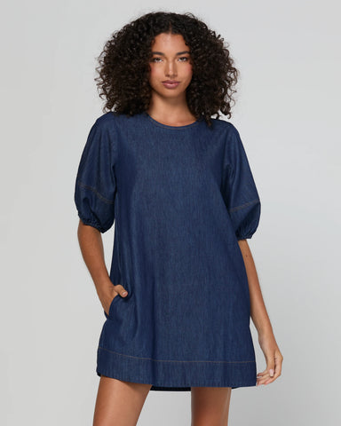 BOOM SHANKAR Ava Dress - Dark Denim -Style SS26DR12