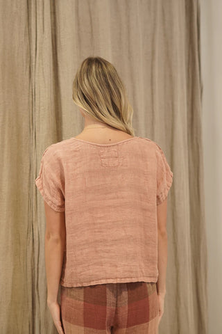 Rustic LInen Carina Box Top Cameo Brown Combo