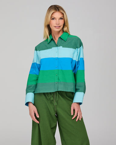 BOOM SHANKAR Kimi Shirt - Emi Blue - Style W26SH42