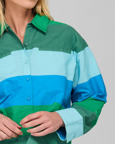 BOOM SHANKAR Kimi Shirt - Emi Blue - Style W26SH42