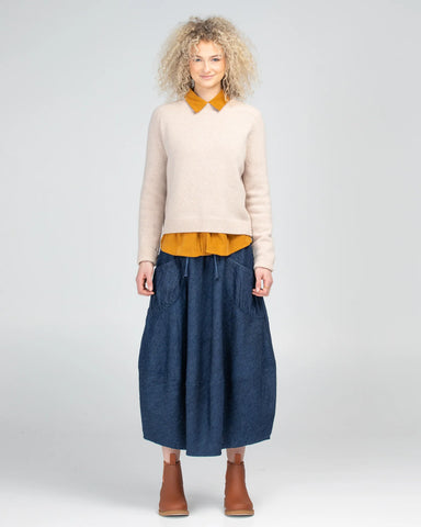 Winter Guru Skirt - Dark Denim
