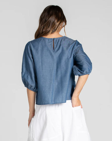 BOOM SHANKAR | AVA TOP - CHAMBRAY