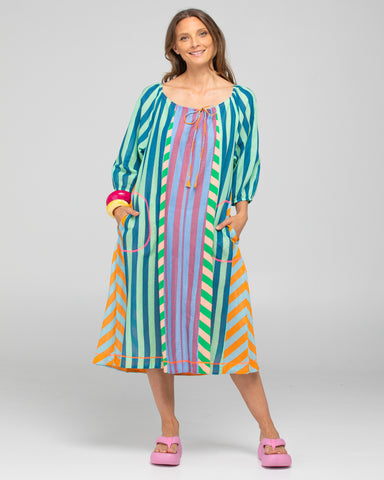 BOOM SHANKAR Lucia Dress- Capri Spliced