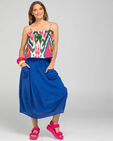 Boom Shankar Guru Skirt - Blu