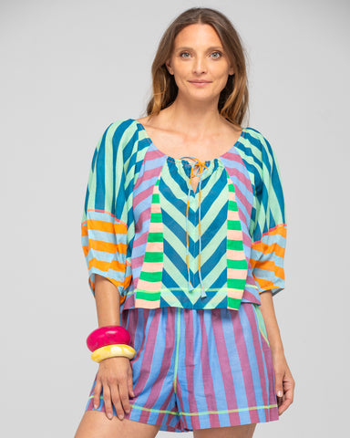 BOOM SHANKAR Lucia Top - Capri Spliced