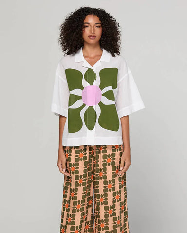 BOOM SHANKAR Dahlia Shirt - Cosmos | Style SS26SH41