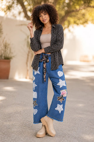 CJ Star Patchwork Jeans
