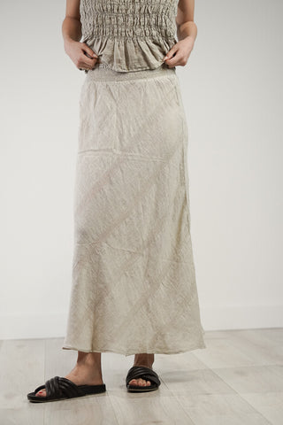 RUSTIC linen Sottana Skirt