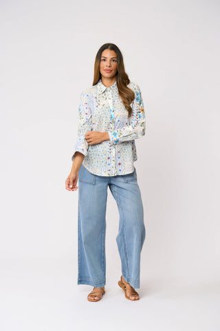 Foil All Class Shirt in Flower Patch - FO7428
