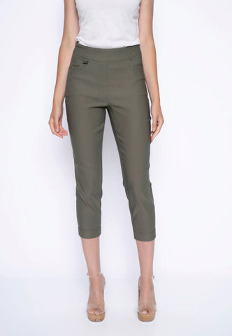 PICADILLY Cuffed Capri Pants - Style GM029