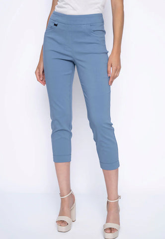 PICADILLY Cuffed Capri Pants - Style GM029