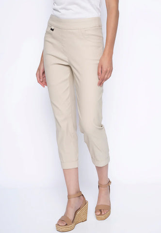 PICADILLY Cuffed Capri Pants - Style GM029