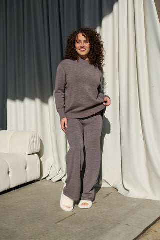 GELATU Tunic with Ribbed Trims & Hem Split - GT36