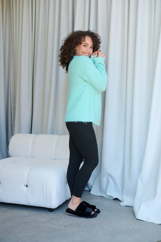 GELATU Fluffy Button Through Cardi  - Style GT45