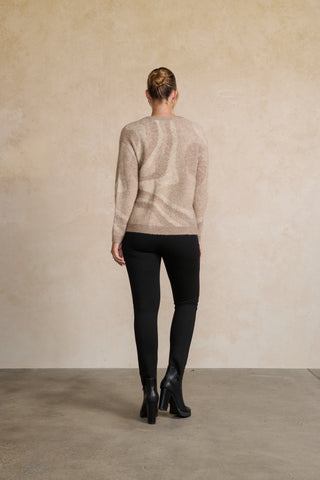 Holmes & Fallon Jumper - Special Marbled Knit Swirl - Style HF2745