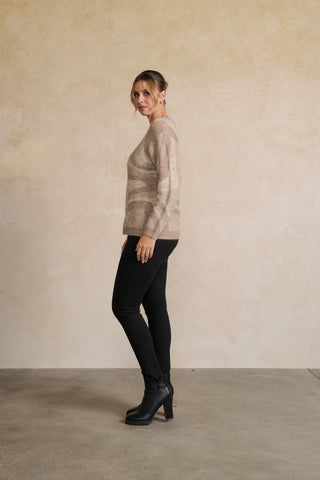 Holmes & Fallon Jumper - Special Marbled Knit Swirl - Style HF2745