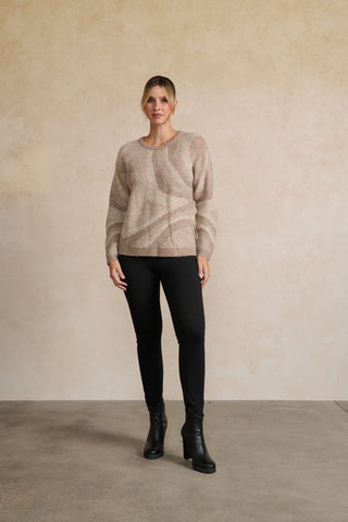 Holmes & Fallon Jumper - Special Marbled Knit Swirl - Style HF2745