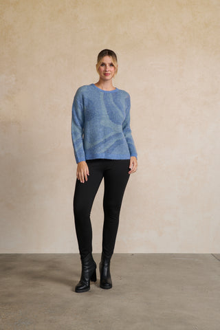 Holmes & Fallon Jumper - Special Marbled Knit Swirl - Style HF2745