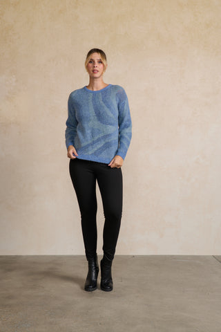 Holmes & Fallon Jumper - Special Marbled Knit Swirl - Style HF2745