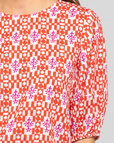 BOOM SHANKAR AVA TOP - NAPLES POMODORO