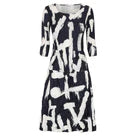 ALQUEMA 3/4 Sleeve Smash Pocket Dress - Prints | AW24
