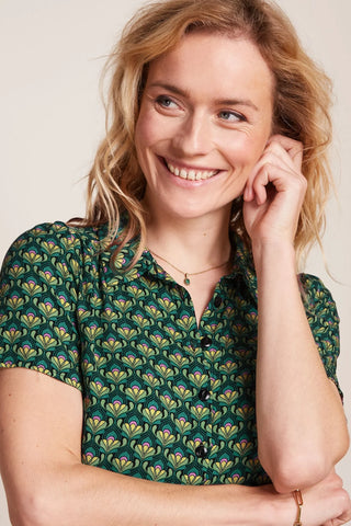 King Louie Maisie Blouse- Toulouse Dobby - STYLE 09501