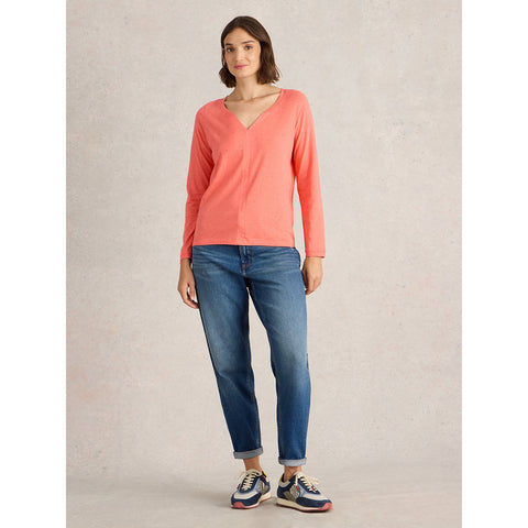 White Stuff  Nelly Nep Long Sleeve Tee Style WS444314