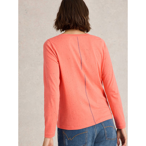 White Stuff  Nelly Nep Long Sleeve Tee Style WS444314