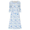 ALQUEMA 3/4 Sleeve Smash Pocket Dress - Prints | AW24