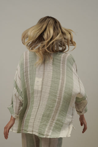 RUSTIC linen Valentina Top