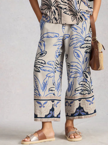White Stuff White Shelly Blend Culottes | STYLE WS445120