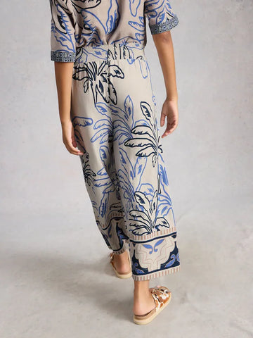 White Stuff White Shelly Blend Culottes | STYLE WS445120