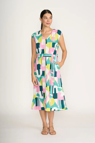 FOIL YOU LITTLE ZIPPER DRESS - SPECTRUM - Style cfo8292