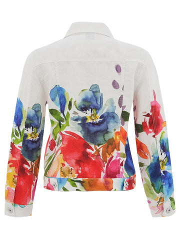 26705 Dolcezza Jacket - Linen - "Spring Delight"