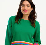 SUGARHILL K0723 GREEN PRISM SPLIT MOANA  JUMPER