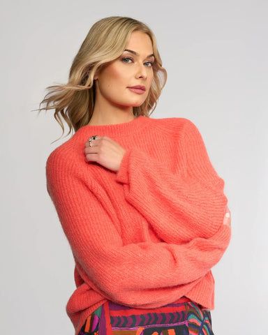 KNEWE Fefe Sweater - Lava - Style K2047